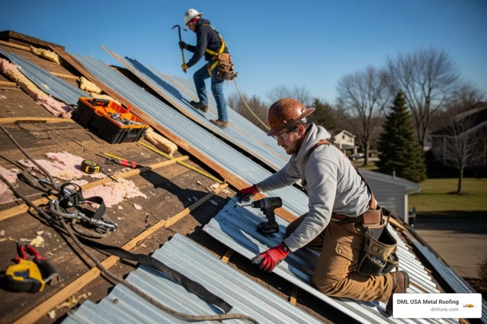 Repair or Replace? Breathing New Life into Your Old Metal Roof - DML ...